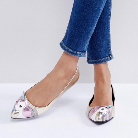 ASOS Shoes - New ASOS Loopy Lou Unicorn Ballet Flats